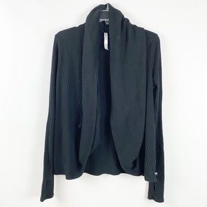 Fabletics Drapee Scarf Black Cardigan